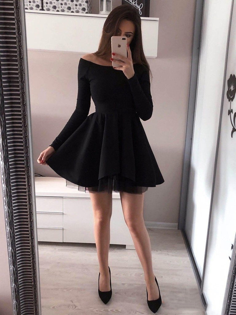 short black prom dresses